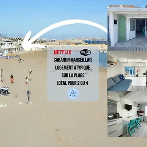 Le Vrai Cabanon De La Plage Clim-wifi-netflix Appartement